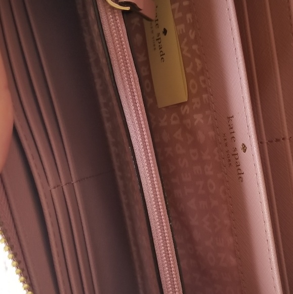 SOLD!Kate Spade Neda Laurel Way wallet dusty peony - Picture 4 of 4